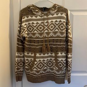 Beige and cream sweater